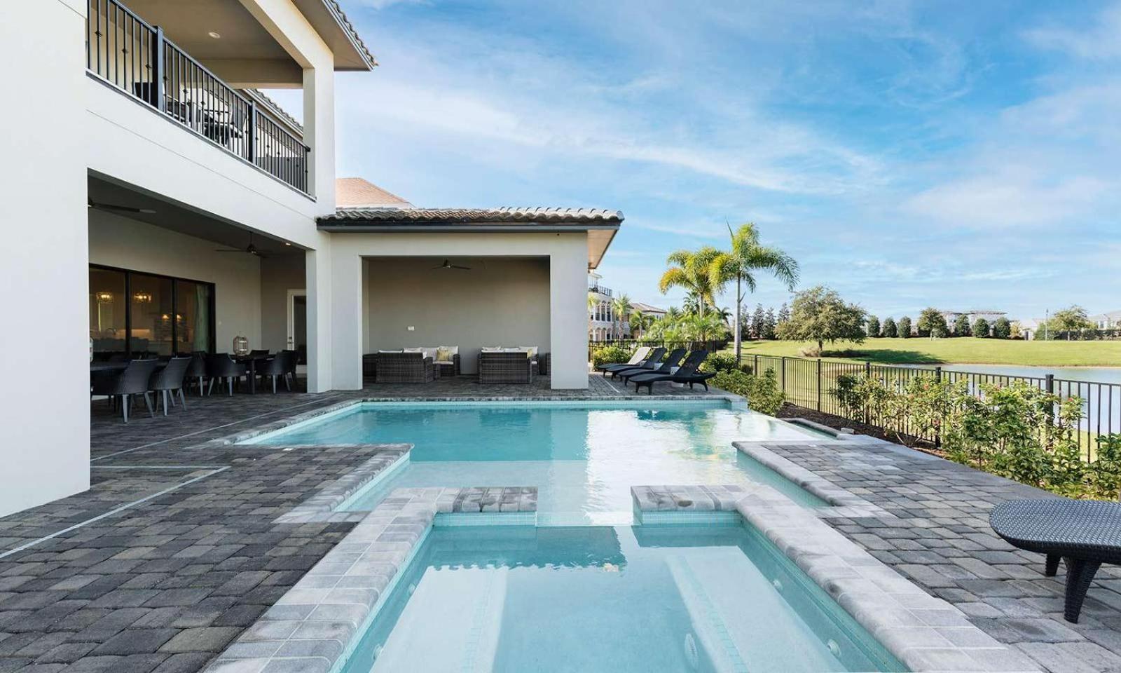 Upscale 8 Bdrm Villa With Home Theater At Reunion Kissimmee Buitenkant foto